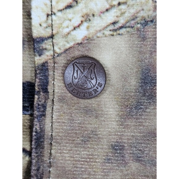 Herters Man SZ L Camouflage Hooded Full Zip Pocket Mesh Lining Hunting Jacket - Picture 9 of 10